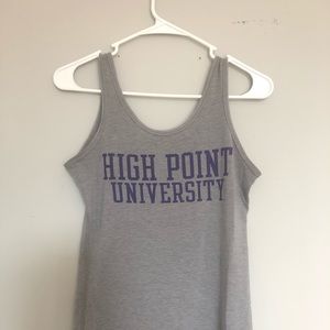 High Point University Gray Tank Top